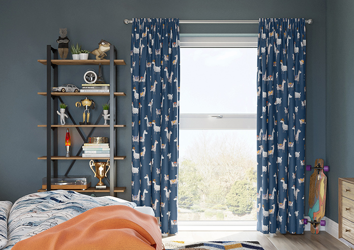 Alpaca, Indigo - Made to Measure Curtains - Image 3